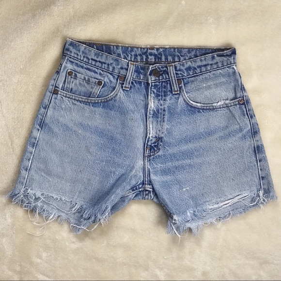 Levi's Pants - Vintage Levi’s 505 Distressed Cutoff Shorts B36